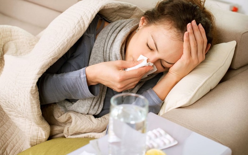 Cúm A thường bị sốt cao và ớn lạnh